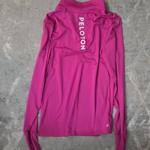 Peloton Women's Fuchsia Long Sleeve Tee - Picture 3 of 3